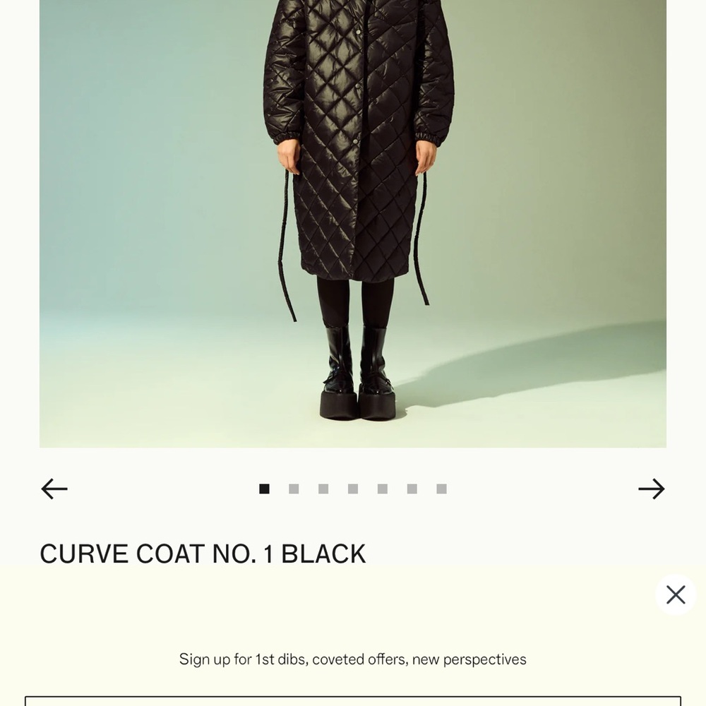 Luxton curve coat in medium. Like new - Picture 10 of 10